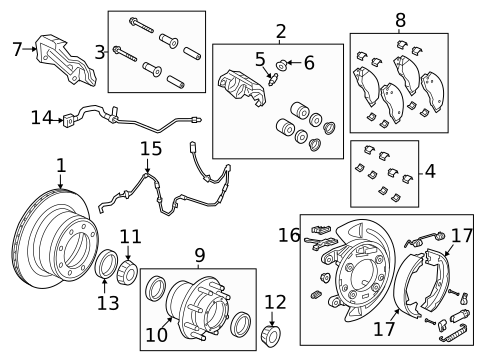 Rear Brakes for 2025 Ram 2500 #0