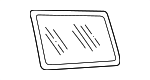 4084524 - Body: Glass for Dodge: B150, B250, B350 Image