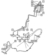 6505801AA - Service Brakes: Banjo Bolt, Mounting for Mopar Image