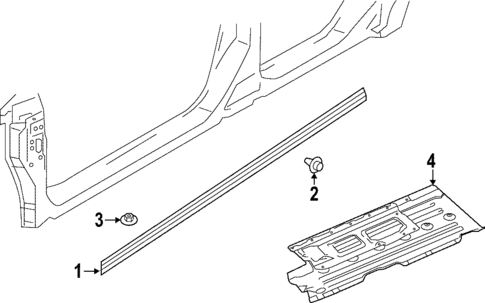 Exterior Trim - Pillars for 2022 INFINITI QX55 #0