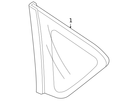 Glass & Hardware for 2005 Mazda 3 #0