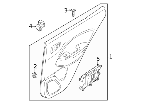 Rear Door for 2020 Hyundai Venue #2