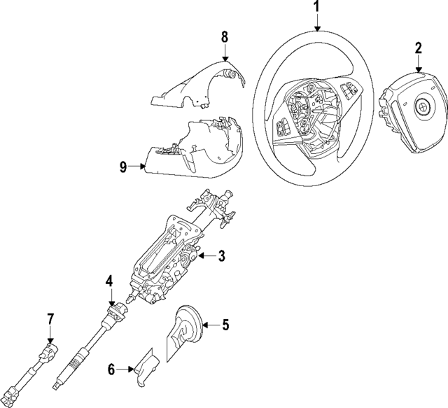 32307847456 - Steering: Steering Wheel for BMW Image