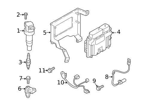 Ignition System for 2025 Hyundai Tucson #0