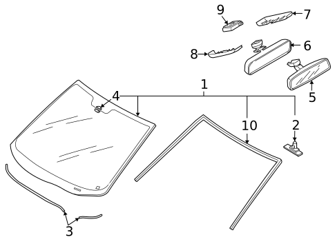 Reveal Moldings for 2007 Mazda CX-9 #0