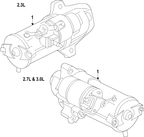 Starter for 2024 Ford Ranger #0