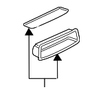 4G08633516PS - Body: Switch Housing for Audi: A6, A6 Quattro, A7 Quattro, RS7, S6, S7 Image