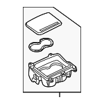 4G0862534CEH2 - Body: Cup Holder for Audi: A7 Quattro, RS7, S7 Image