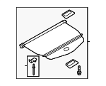 4M0863553E94H - Body: Luggage Cover for Audi Image
