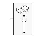 4M08986614PK - Body: Luggage Cover Repair Kit for Audi Image