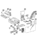 5133683AA - Electrical: Fuse Access Cover for Mopar Image
