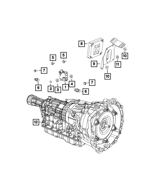 68397395AB - : Transmission Control Module for Mopar Image