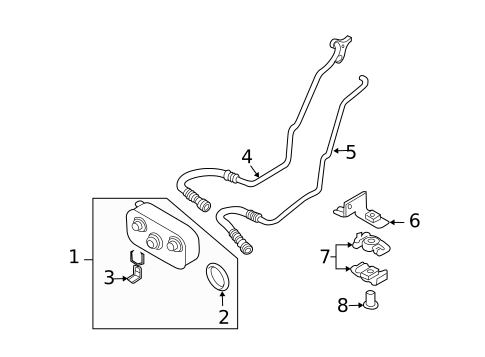 Trans Oil Cooler for 2007 BMW Z4 #0