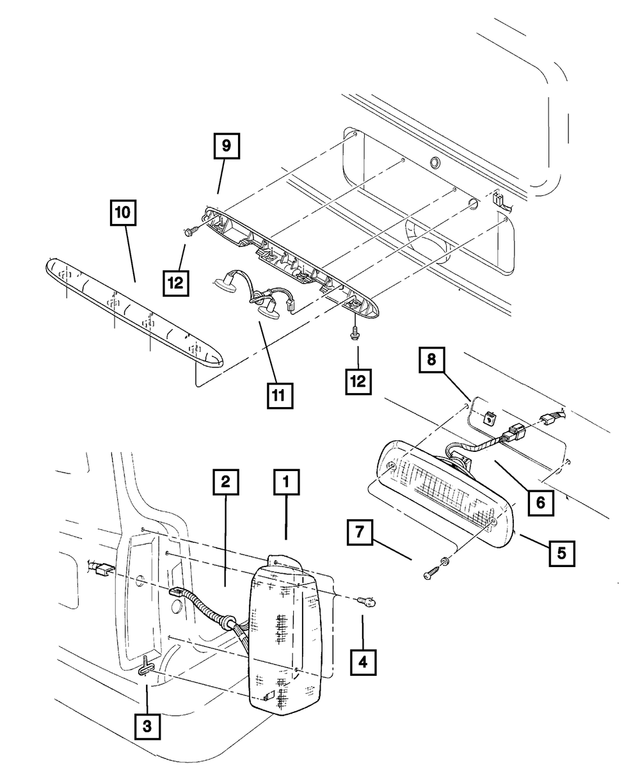 56009643 - : License Lamp Wiring for Mopar Image
