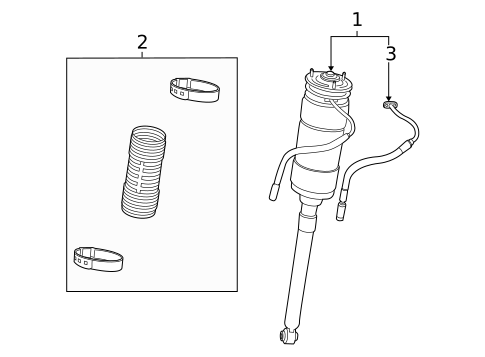 Struts & Components for 2009 Mercedes-Benz CL550 #0