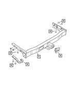 68427882AA - Frame, Bumper and Fascia: Tow Hook for Jeep: Cherokee Image
