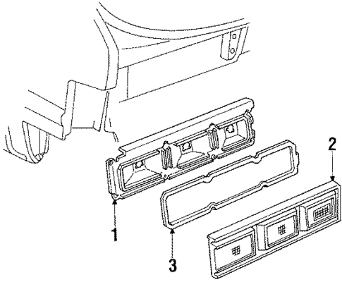Tail Lamps for 1985 Chevrolet Citation II #0