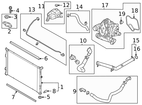 Radiator & Components for 2024 Hyundai Sonata #0