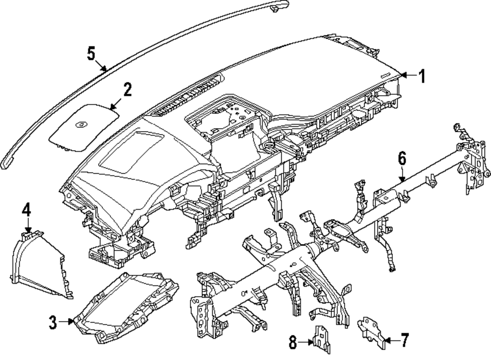 KBB3-60-350C-02 - Pad Crash 2024-2025 Mazda | Mazda Wholesale Direct
