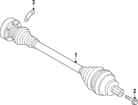 Drive Axles for 2023 Volkswagen Taos #2