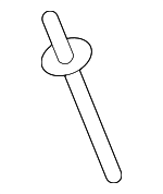 9026905035 - Body: Windshield Header Rivet for Lexus: LC500, LC500h Image