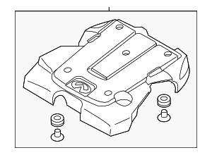 140414GA0B - : Engine Cover for INFINITI: Q50 Image