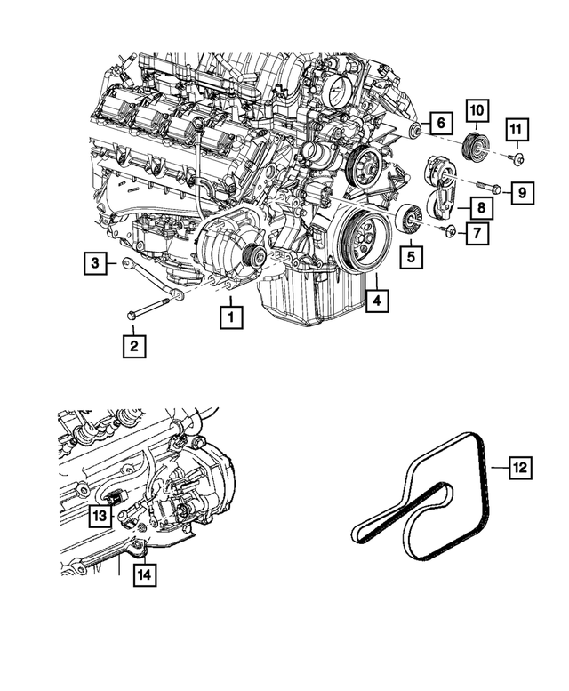 6502720 - Electrical: Hex Flange Lock Nut for Mopar Image