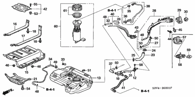 Fuel Tank (2) for 2003 Acura MDX #0