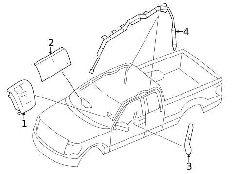 Air Bag Components for 2010 Ford F-150 #0