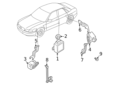 Ride Control Components for 1997 Audi A8 #0