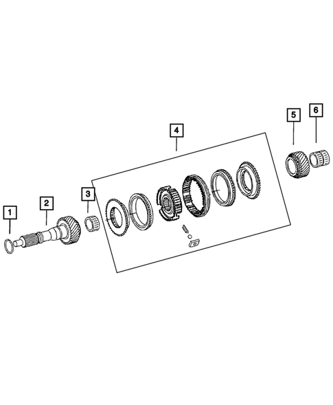 Gear Train for 2015 Jeep Wrangler #1