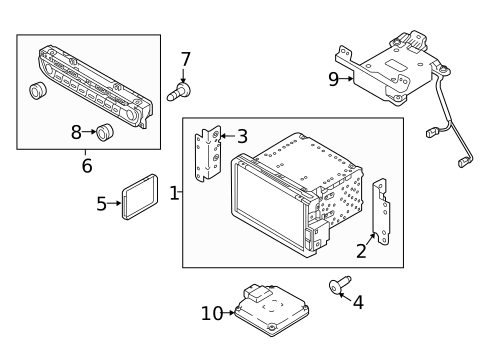 NAVIGATION SYSTEM COMPONENTS for 2018 Kia Optima #0