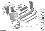 51125A5C8E7 - : Trim, Exhaust End Pipe, Left for BMW Image