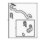 3C0122101GE - Cooling System: Upper Hose for Volkswagen: CC, Passat Image