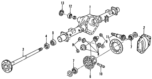 Differential for 1987 Chevrolet V20 #0