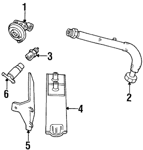 Emission Components for 1995 Mercury Sable #0