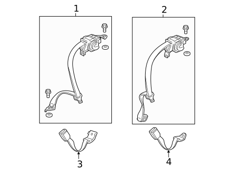 Seat Belt for 2010 Honda Accord #0