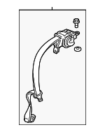 4829TA5A01ZA - Electrical: Center Seat Belt for Honda: Accord Image