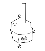 986202D000DS - Body: Washer Reservoir for Hyundai: Elantra Image