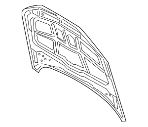 8W0823029A - : Hood for Audi: A4, A4 allroad, A4 Quattro, S4 Image