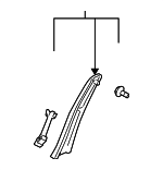 6221201060B0 - Body: Windshield Pillar Trim for Toyota: Matrix Image
