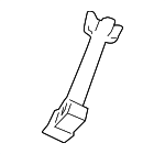 7559712100 - Body: Windshield Pillar Trim Clip for Toyota: Corolla, Matrix Image