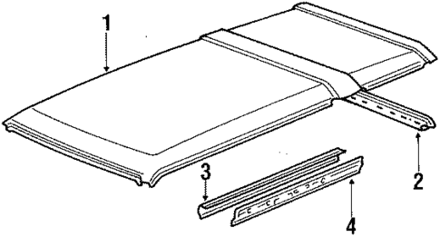 Roof for 1986 Toyota Tercel #0
