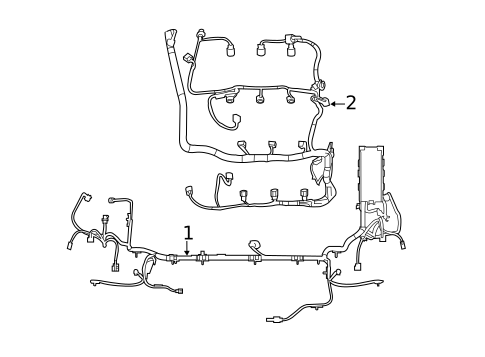 Wiring Harness for 2018 Lincoln MKT #0