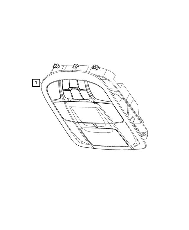 7EB12DX9AA - Electrical: Overhead Console for Mopar Image image