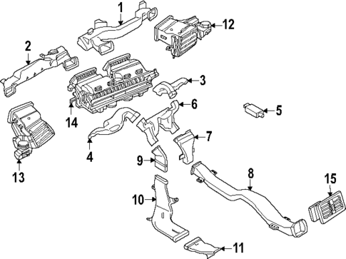 Ducts for 2025 BMW 228 xDrive Gran Coupe #0