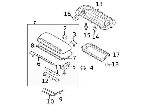 Exterior Trim - Hood for 2005 Subaru Impreza #0