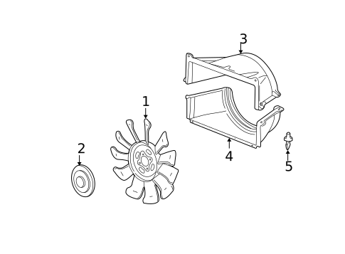 Cooling Fan for 2007 Chevrolet Silverado 1500 Classic #1