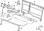 87831157 - Body: Seat Back Frame for Chevrolet: Colorado | GMC: Canyon Image