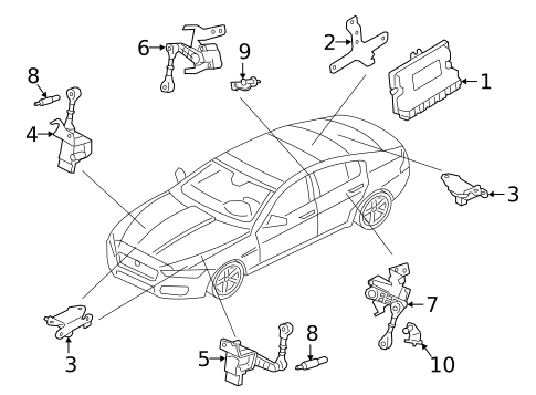 Ride Control Components for 2017 Jaguar XE #0